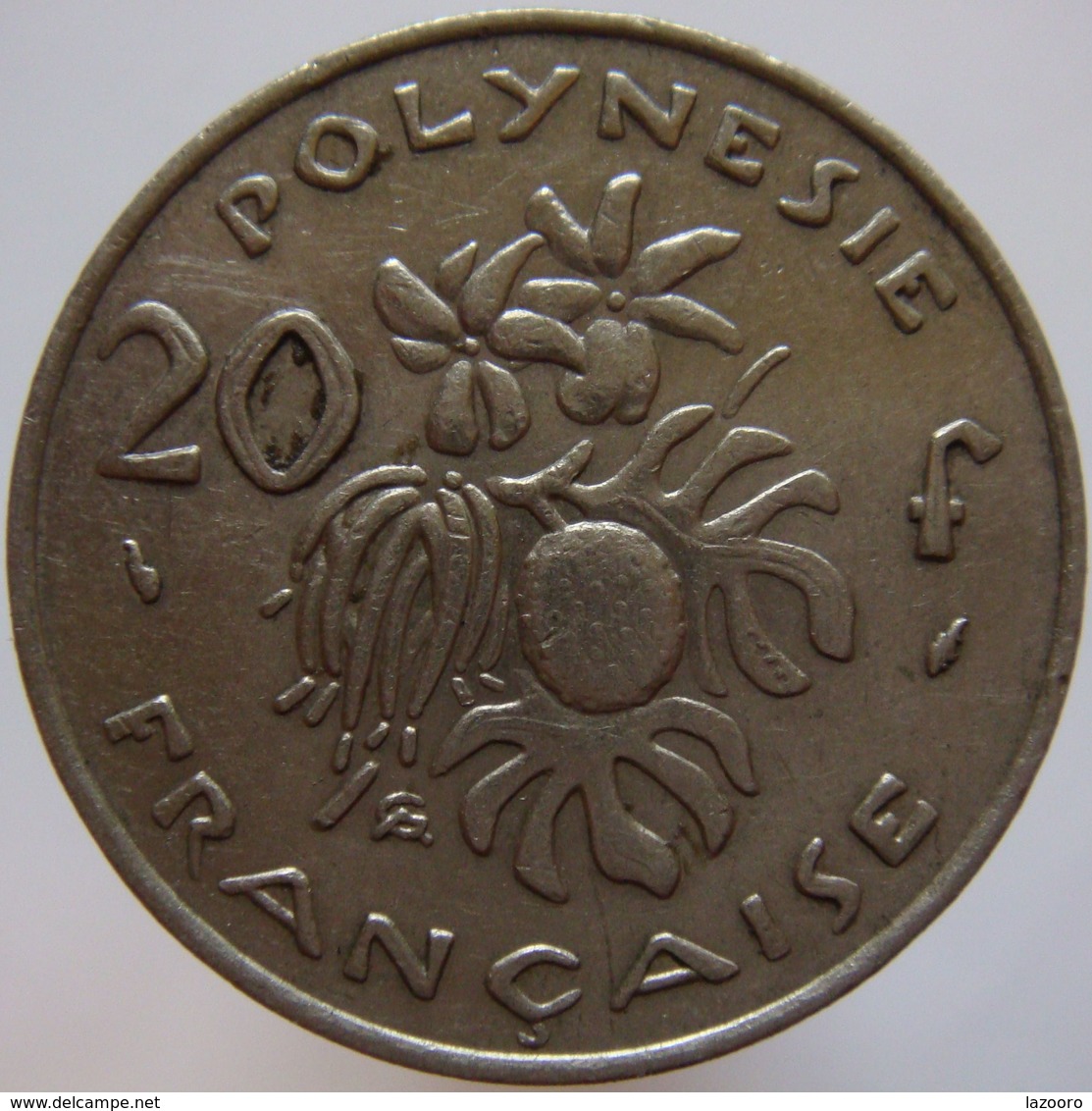 LaZooRo: French Polynesia 20 Francs 1975 VF / XF - Polynésie Française