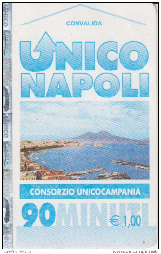 Italia - Unico Napoli - Subway Ticket - Europe