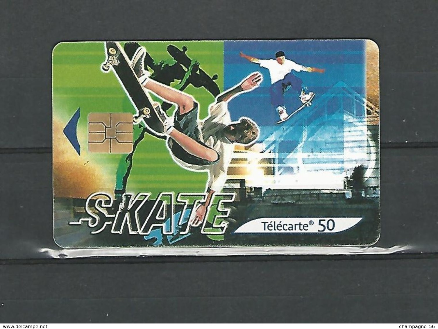 VARIÉTÉS FRANCE TÉLÉCARTE 03 /01 F1135 SO3 SKATE UNITÉ 50 UNITE UTILISÉE - Variétés