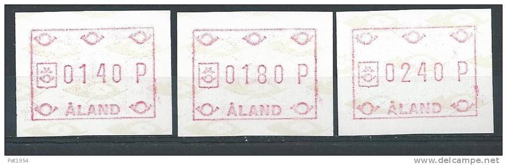 Aland 1988 Timbres De Distributeurs Série N°2 - Aland