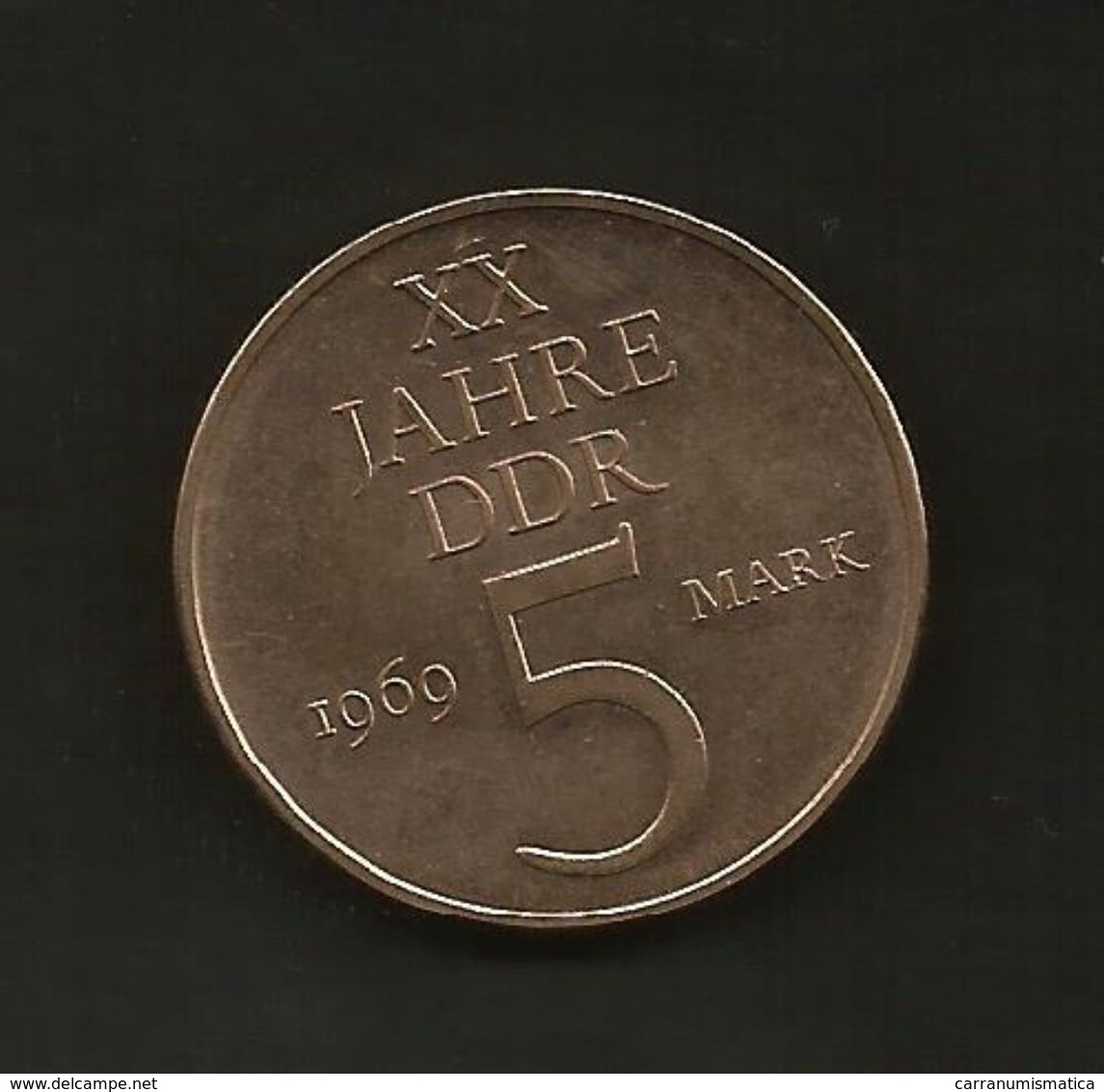 DDR - 5 MARK ( 1969 - DDR Anniversary - 1949-1969 ) Eastern Germany / Germania Est / Deutschland - 5 Marcos