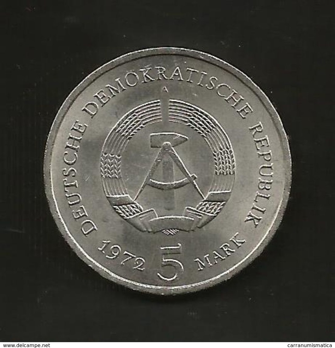 DDR - 5 MARK ( 1972 - MEISSEN ) Eastern Germany / Germania Est / Deutschland - 5 Marcos