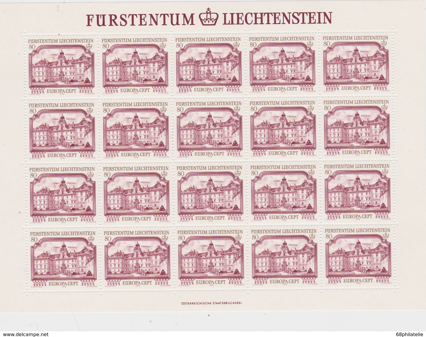 LIECHTENSTEIN  LOT 2DE 2 FEUILLETS - Blocs & Feuillets