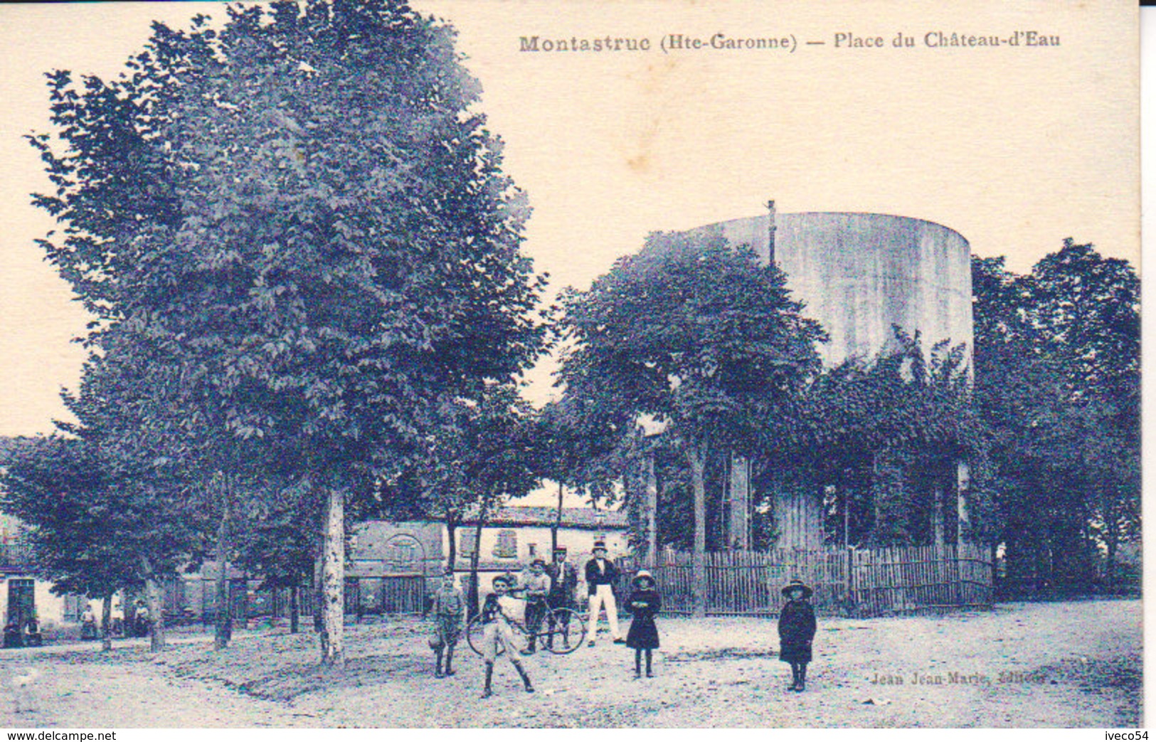 1940  Montastruc    " Place Du Château D'Eau " - Montastruc-la-Conseillère