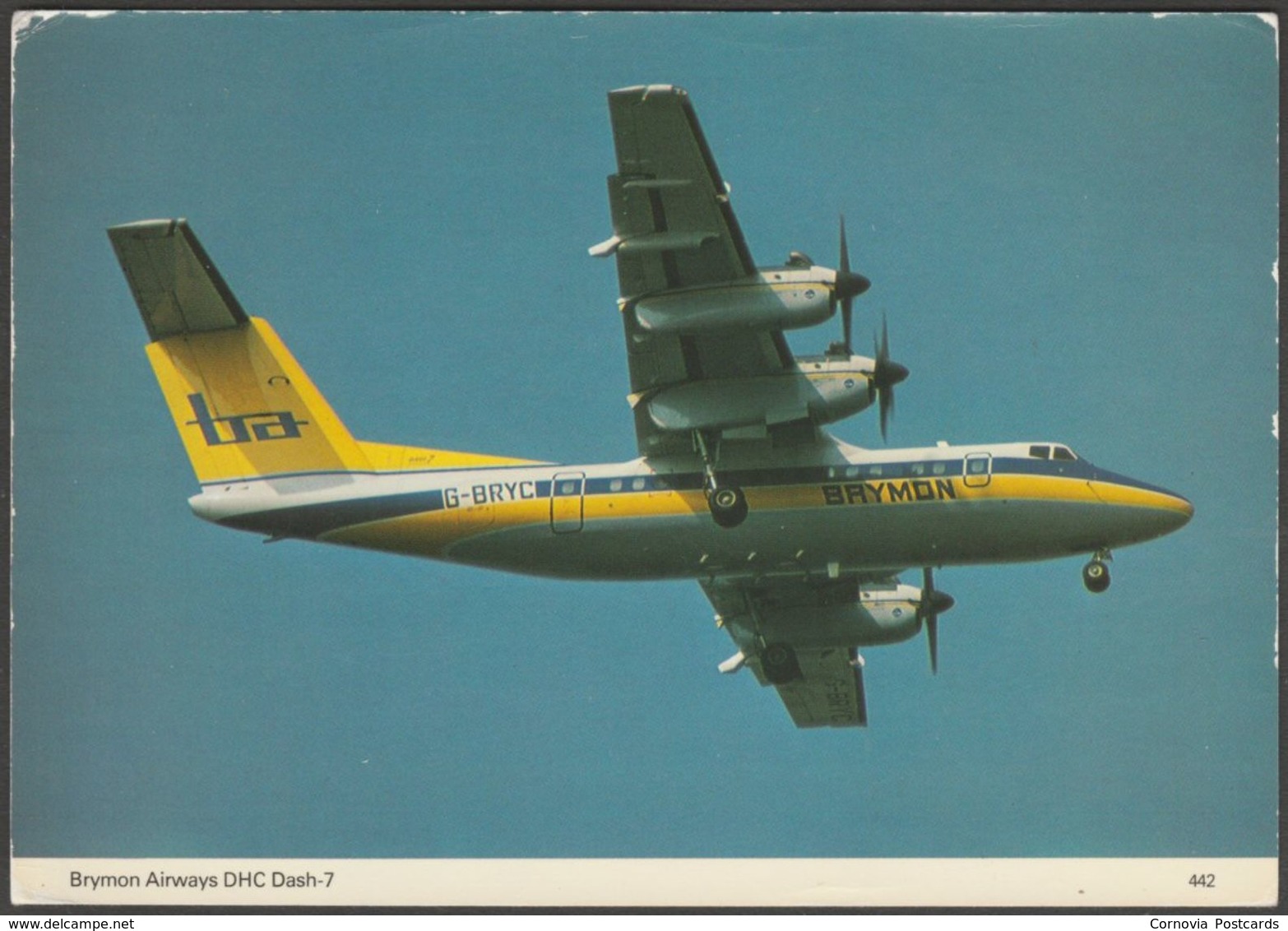 Brymon Airways DHC Dash-7 - Charles Skilton Postcard - 1946-....: Modern Era