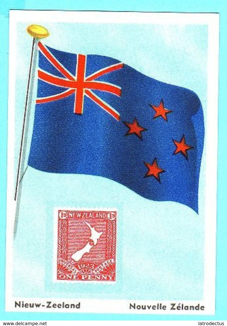 Flags & Stamps - 73 - Nieuw-Zeeland, Nouvelle Zelande, New Zealand - Altri & Non Classificati