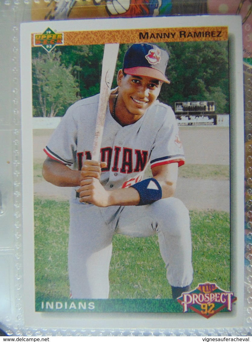 Cartes Baseball Upperdeck 91 Top Prospect 92 # 63 Manny Ramirez - Catálogos