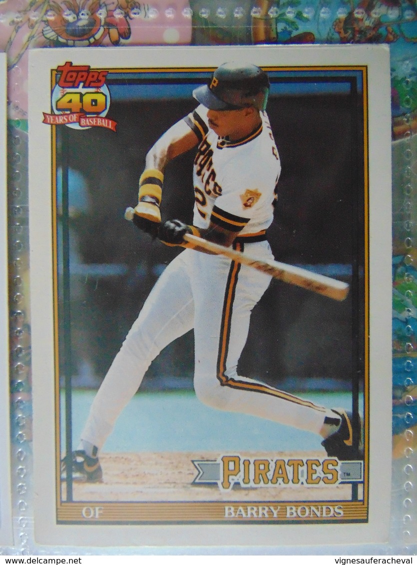 Cartes Baseball By Topps 1991(opeechee) #570 Barry Bonds - Kataloge