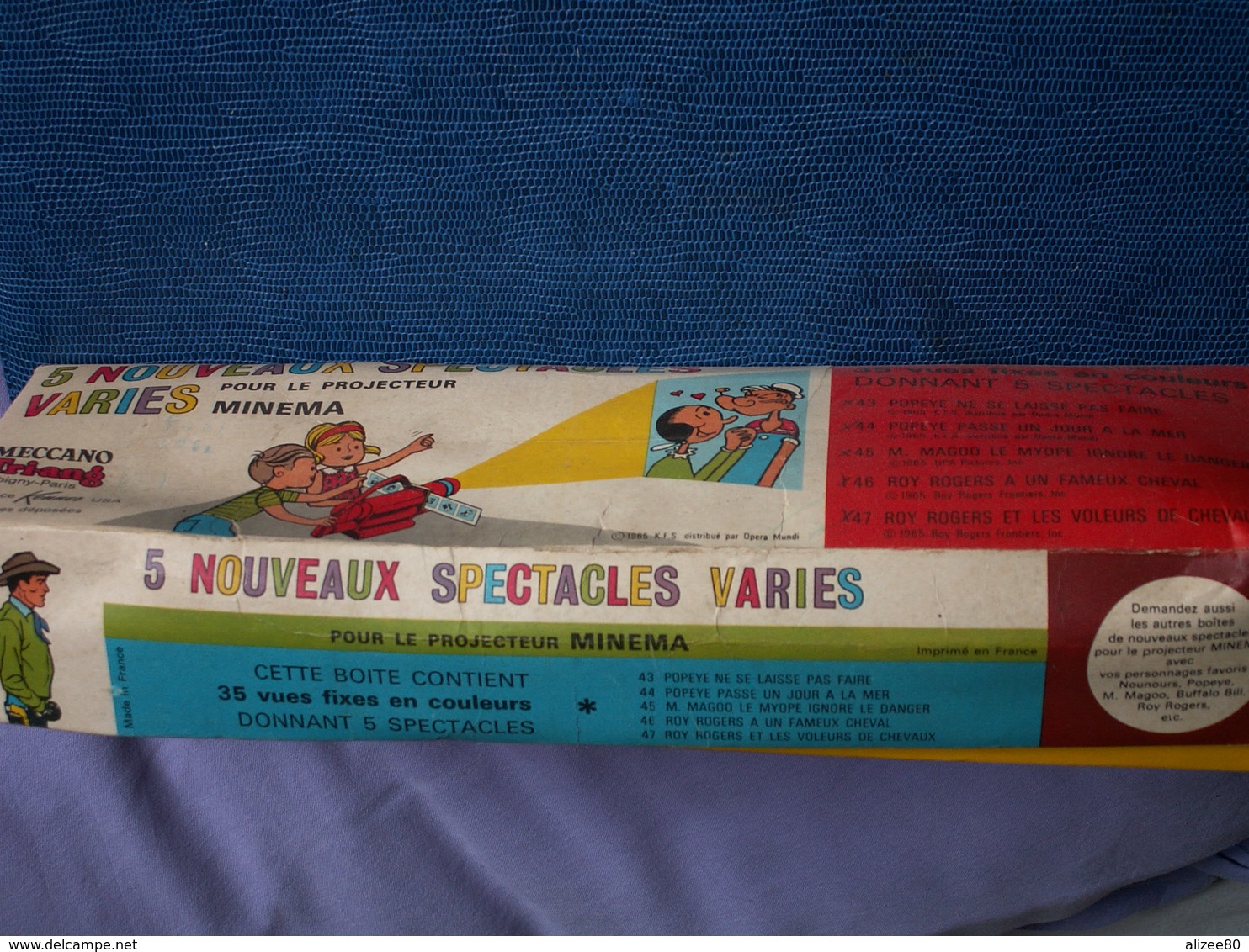 Pour PROJECTEUR CINEMA MECCANO Ancien 6 Bandes + Boîte - Autres & Non Classés