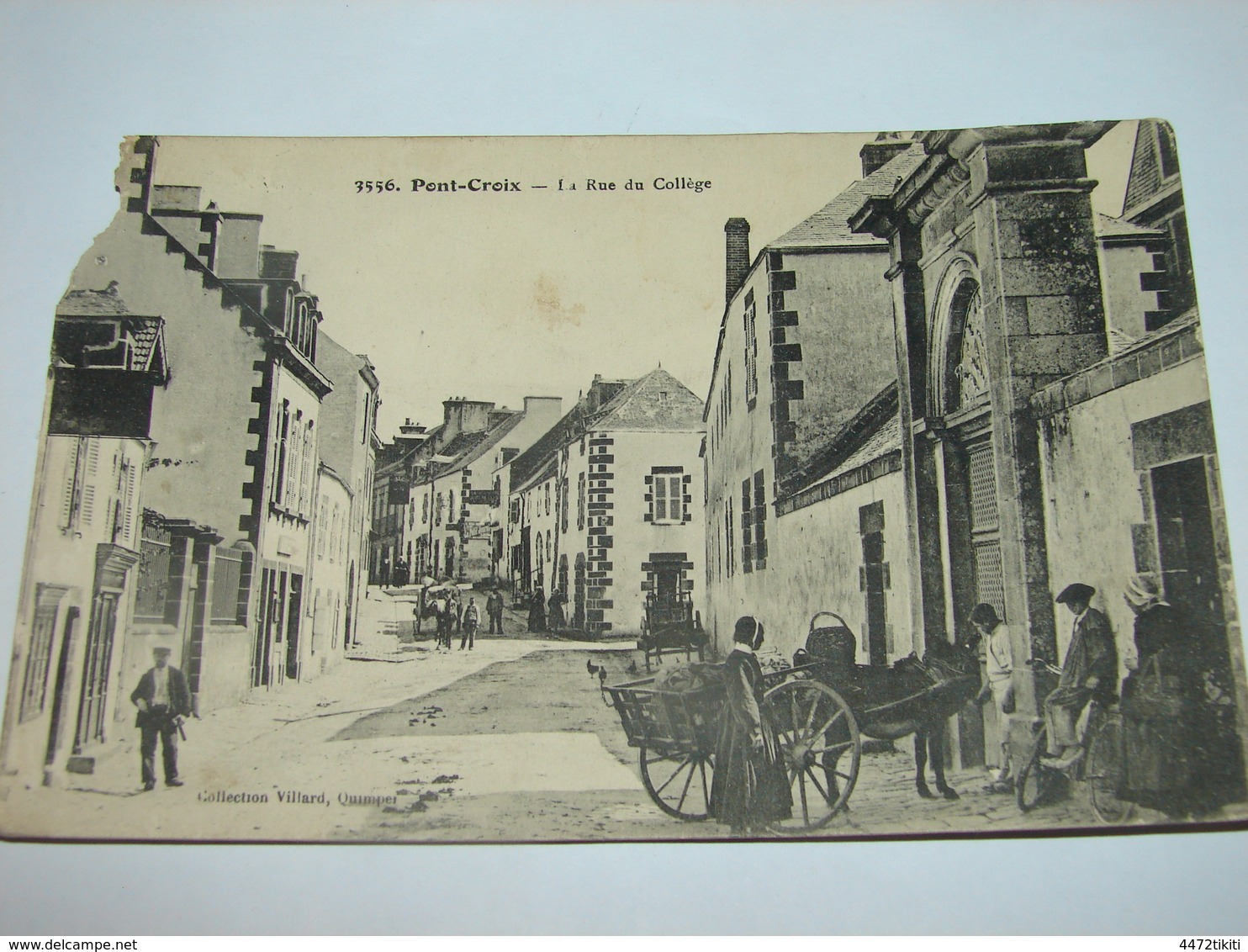 C.P.A. - Pont Croix  (29) - La Rue Du Collège - 1916 - TTB (S33) - Pont-Croix