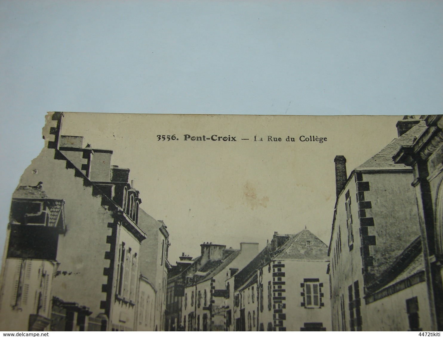 C.P.A. - Pont Croix  (29) - La Rue Du Collège - 1916 - TTB (S33) - Pont-Croix