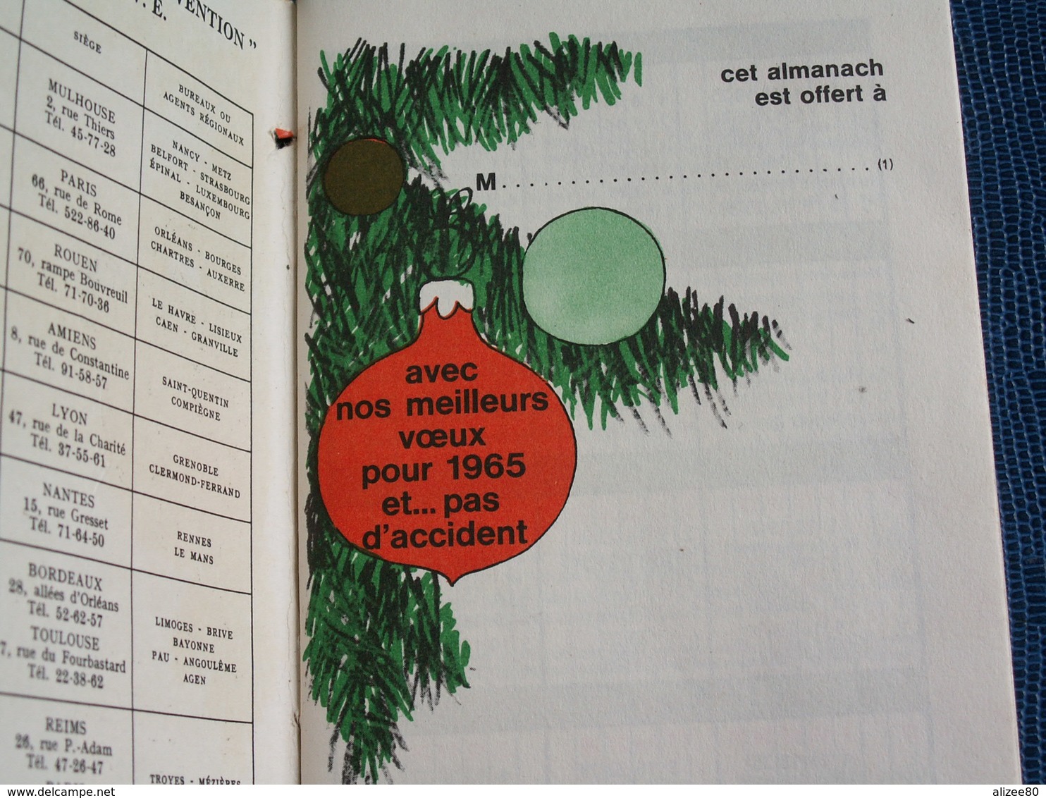 NORD AVIATION Méaulte 80300 / Calendrier De1965 Illustré - 66 Pages - Petit Format : 1961-70