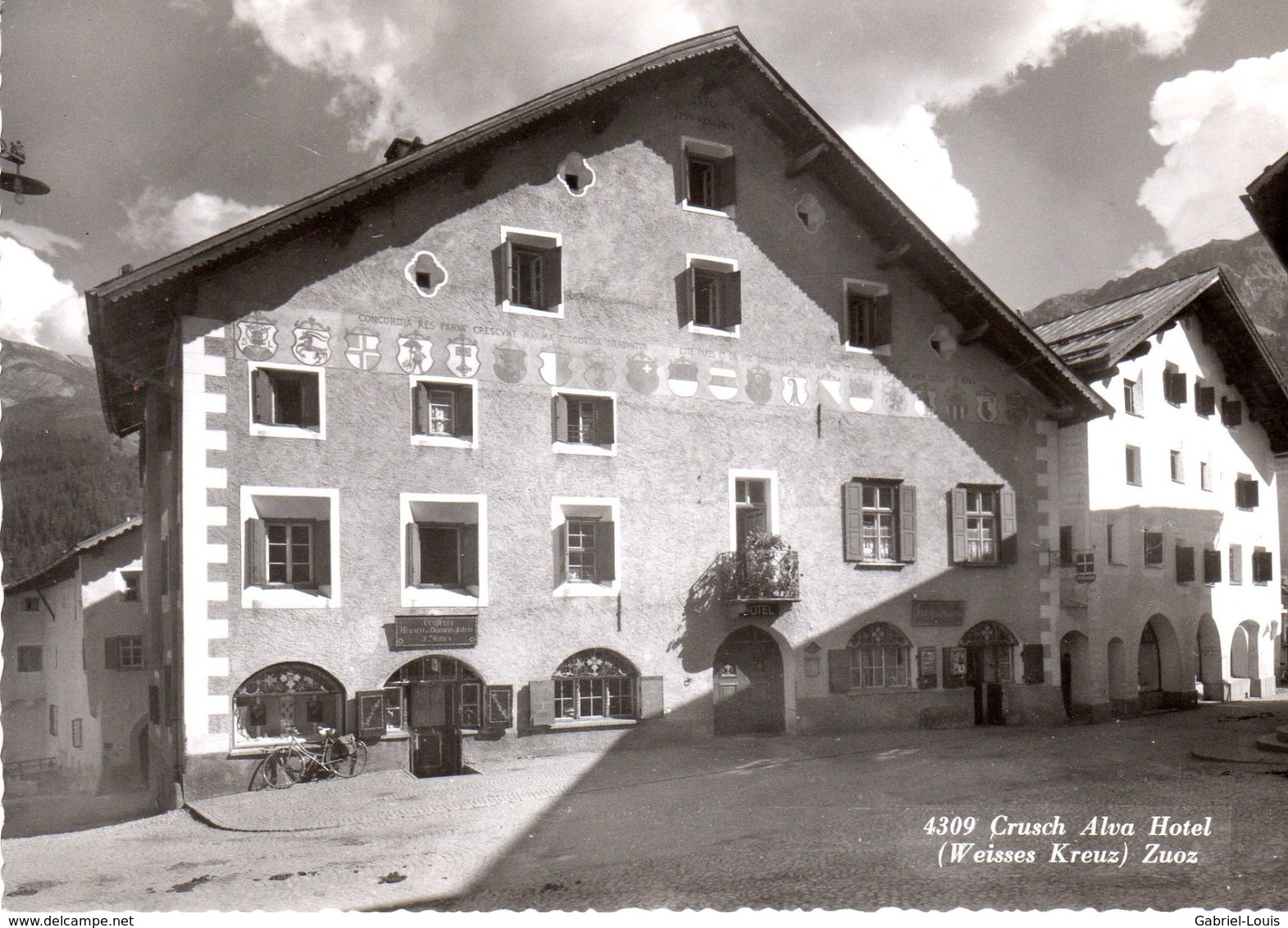 Crusch Alva Hotel Zuoz (carte Grand Format 10X15 Cm) - Zuoz