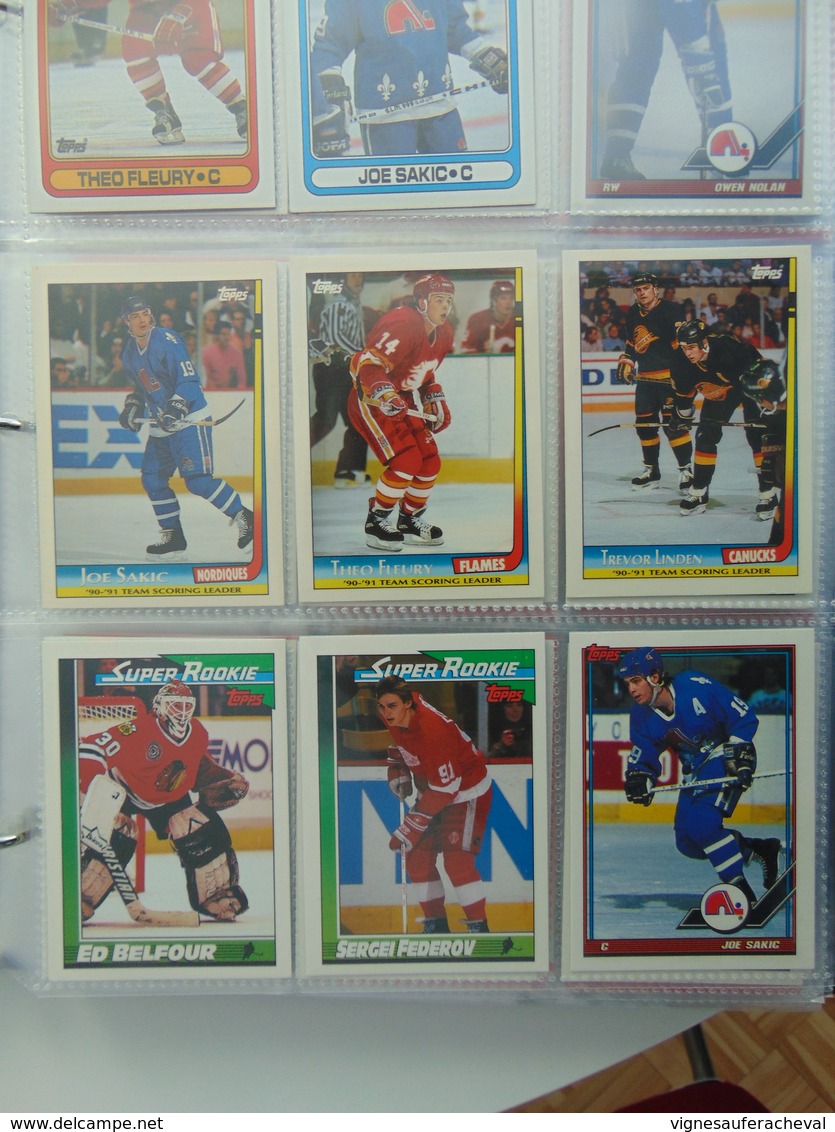 Cartes Hockey By Topps 1991 (26) Vendues Séparément - Catalogues