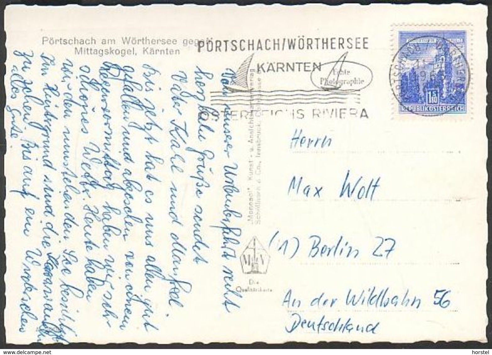 Austria - 9210 Pörtschach Am Wörther See - Railway - Alte Ansicht - Nice Stamp - Pörtschach