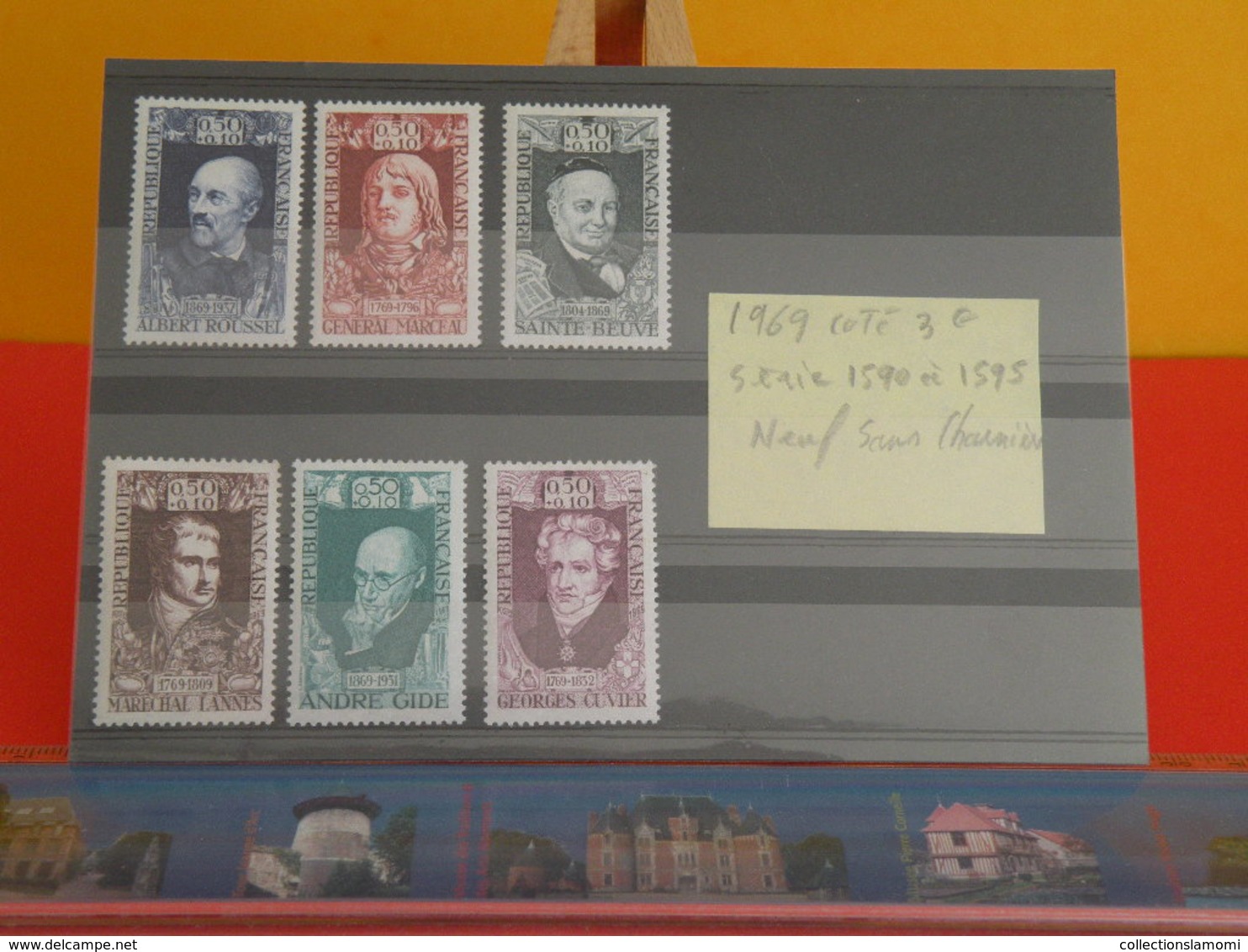 France > 1969 > Série N°1590 à 1595 Y&T > Neuf < Coté 3€ - Neufs