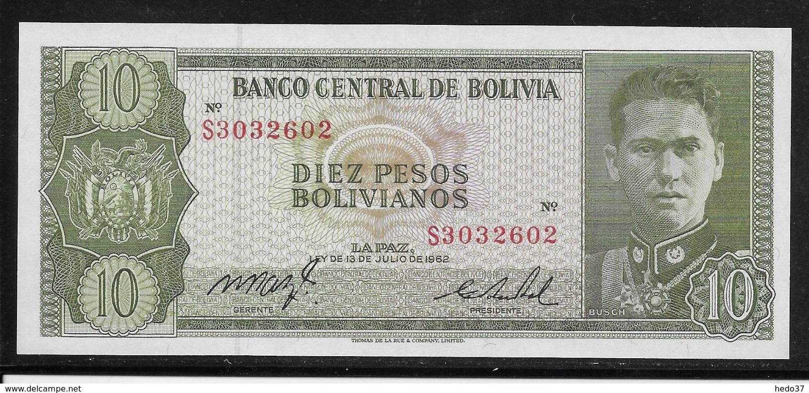 Bolivie -  10 Pesos - Pick N°154 - Neuf - Bolivia