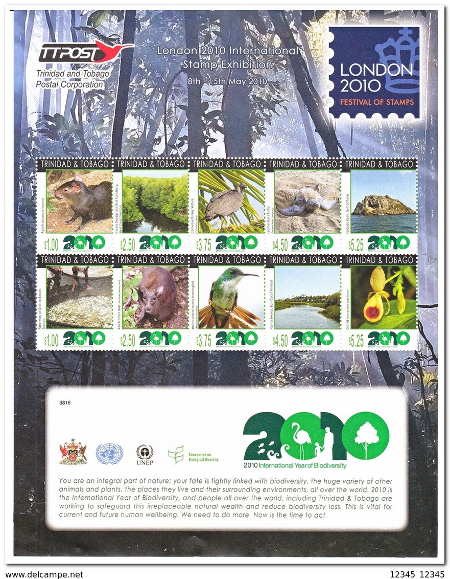 Trinidad & Tobago 2010, Postfris MNH, London 2010 Stamp Exhibition - Trinidad En Tobago (1962-...)