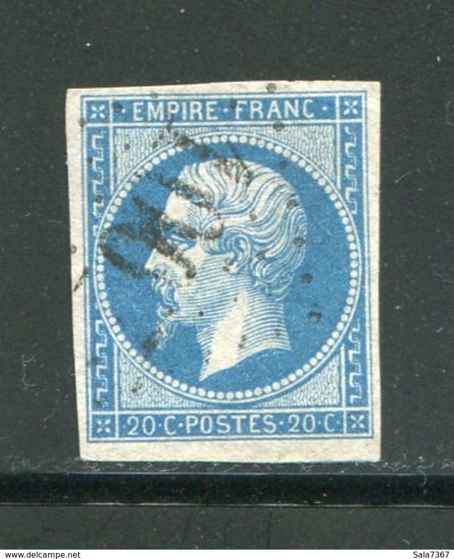 Y&T N°14B- Gros Chiffre 100 - 1853-1860 Napoleone III