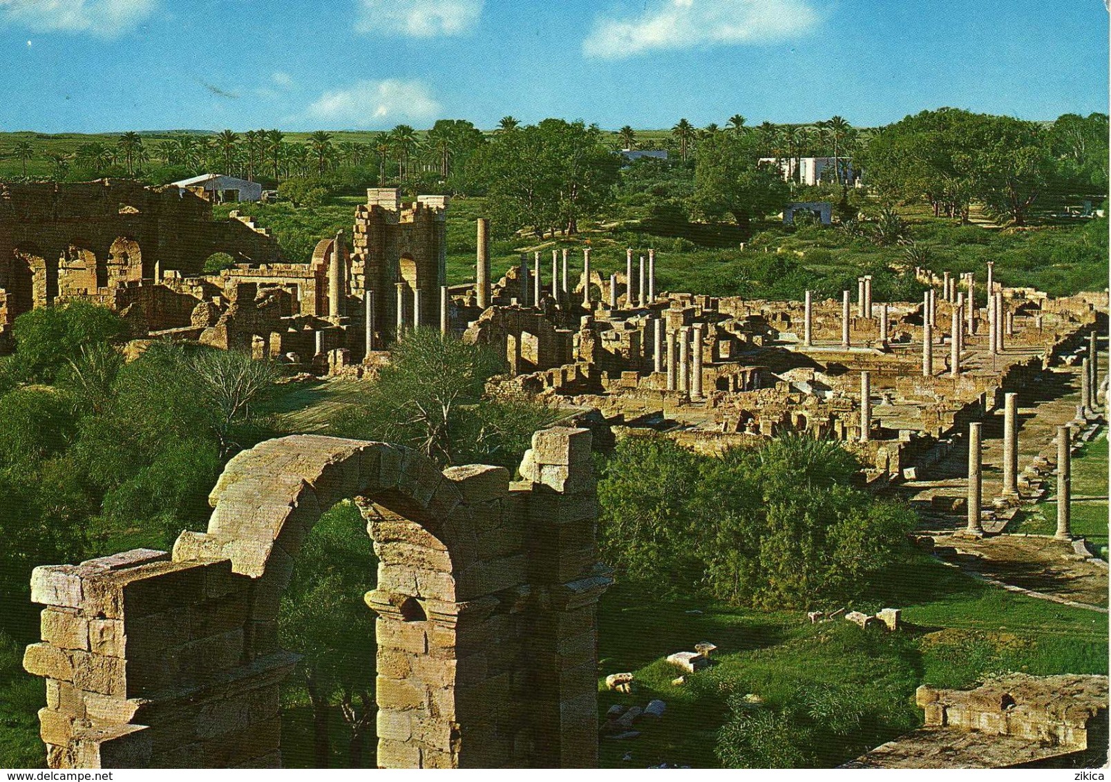 Libya/Libia/Libye - Leptis Magna - Via Yugoslavia.nice Stamp -  1965 World Meteorological Day - Libye