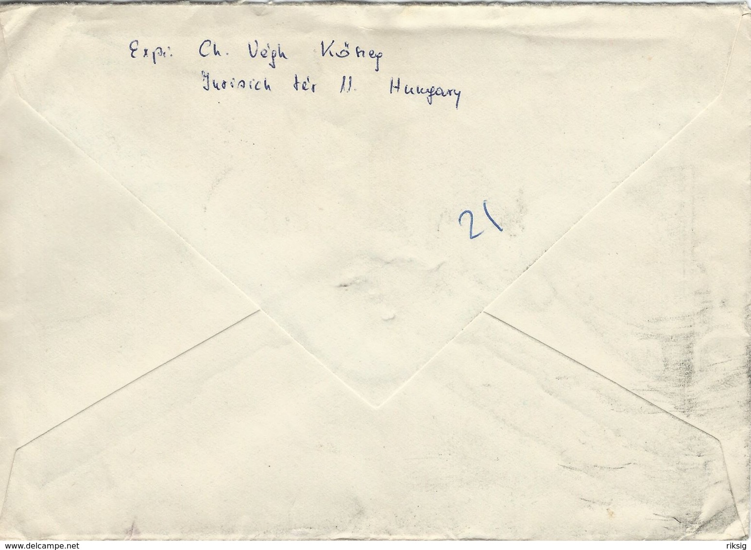 EXPO`70. Hungary - Cover Sent To Denmark.  # 655 # - 1970 – Osaka (Japan)