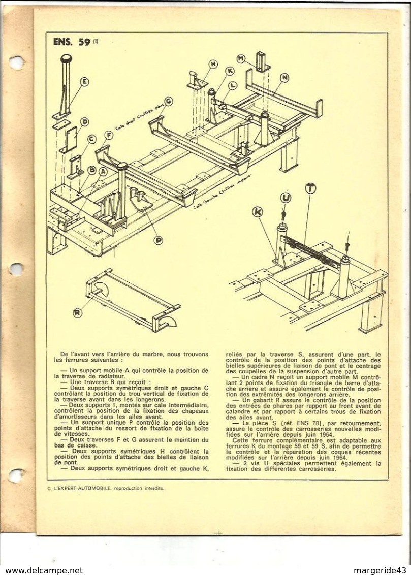 FICHE TECHNIQUE VOITURE SIMCA 1500 - Auto's