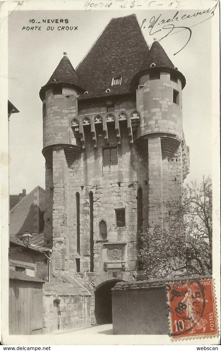 CPA Nevers - Porte Du Croux 1908 #02 - Nevers