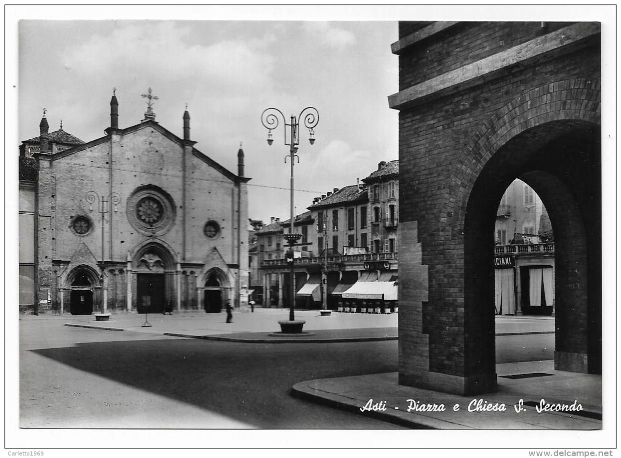 ASTI - PIAZZA E CHIESA S.SECONDO - NV FG - Asti