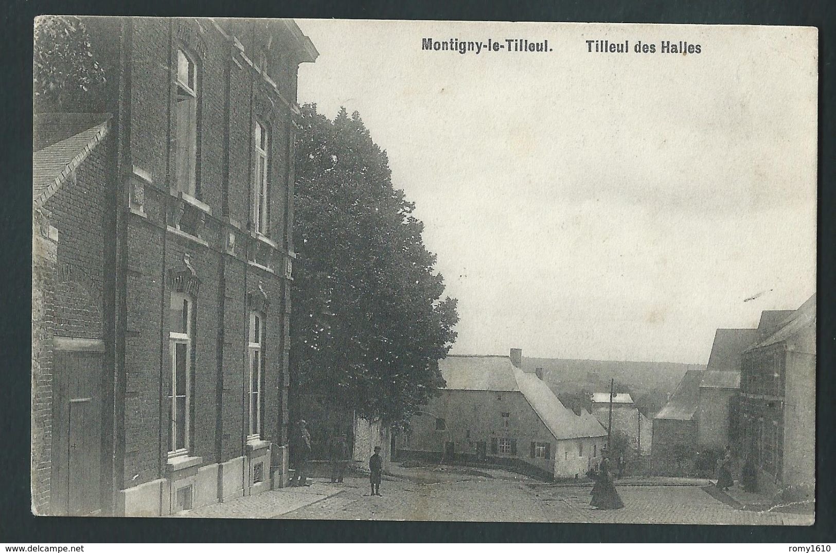 Montigny-le-Tilleul. -  Le Tilleul Des Halles. Belle Carte. Voir Scan Dos. - Montigny-le-Tilleul