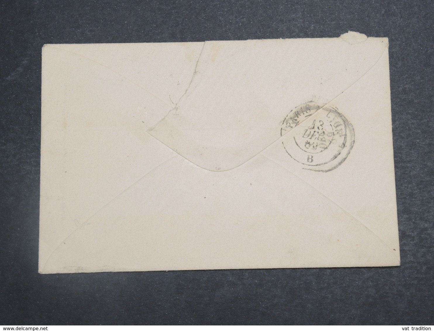 FRANCE - Enveloppe De Paris Pour Belley En 1869 Oblitération étoile 17 Sur Type Napoléon En Paire  - L 15210 - 1849-1876: Période Classique