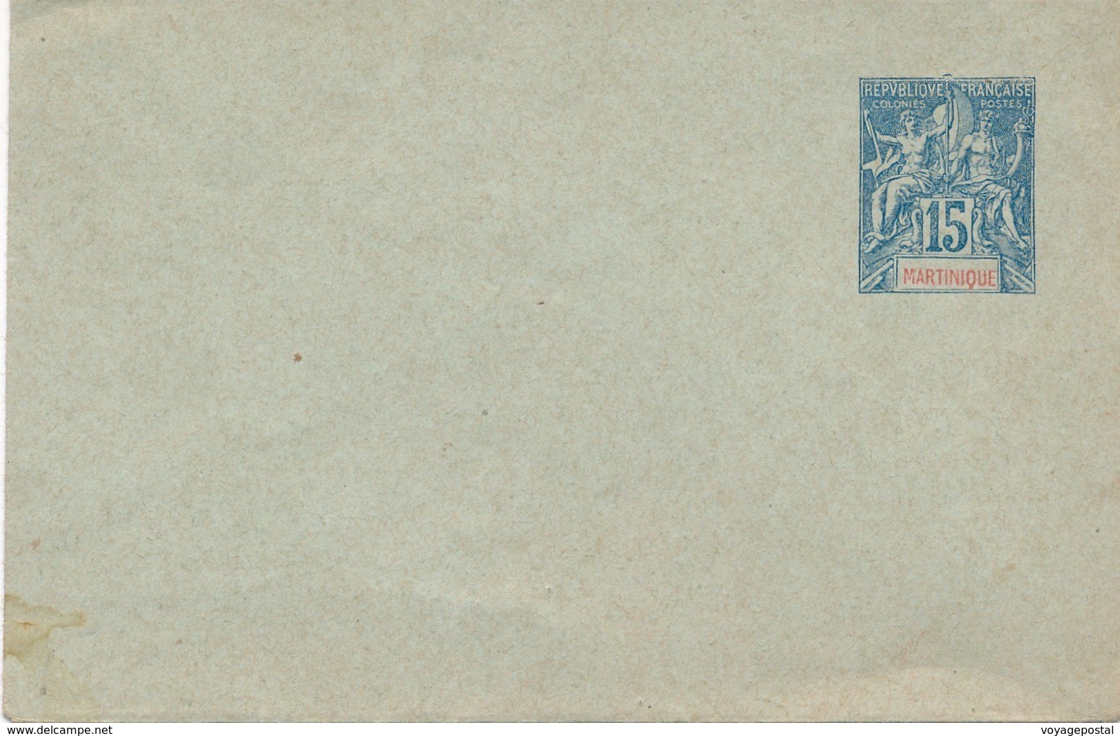 Entier Postal Neuf Martinique 15c - Neufs