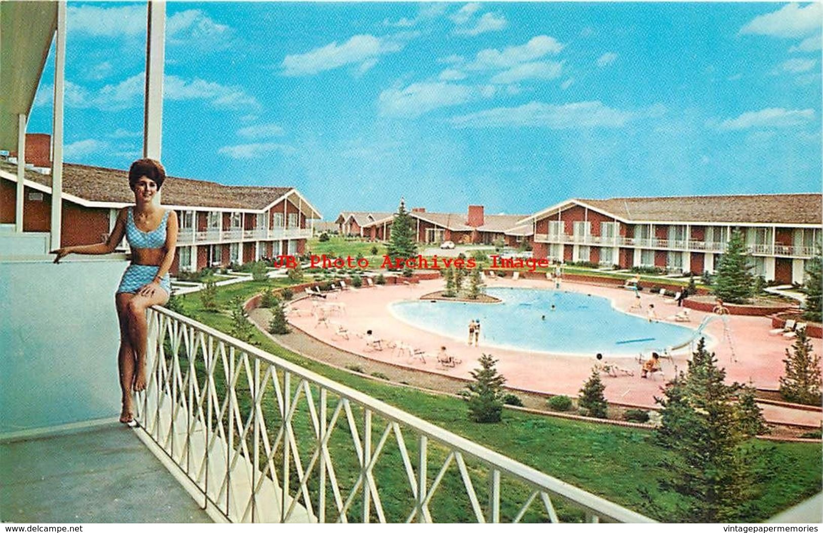 278929-Wyoming, Cheyenne, Holding's Little America, Motel, Swimming Pool, Bill Nation By Dexter Press No 16860-C - Cheyenne