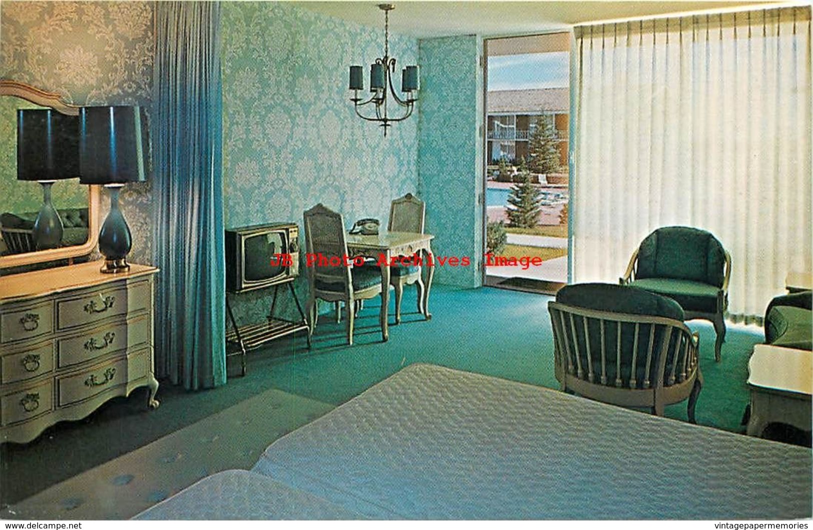 278935-Wyoming, Cheyenne, Holding's Little America, Motel Room Interior Scene, Bill Nation By Dexter Press No 16898-C - Cheyenne