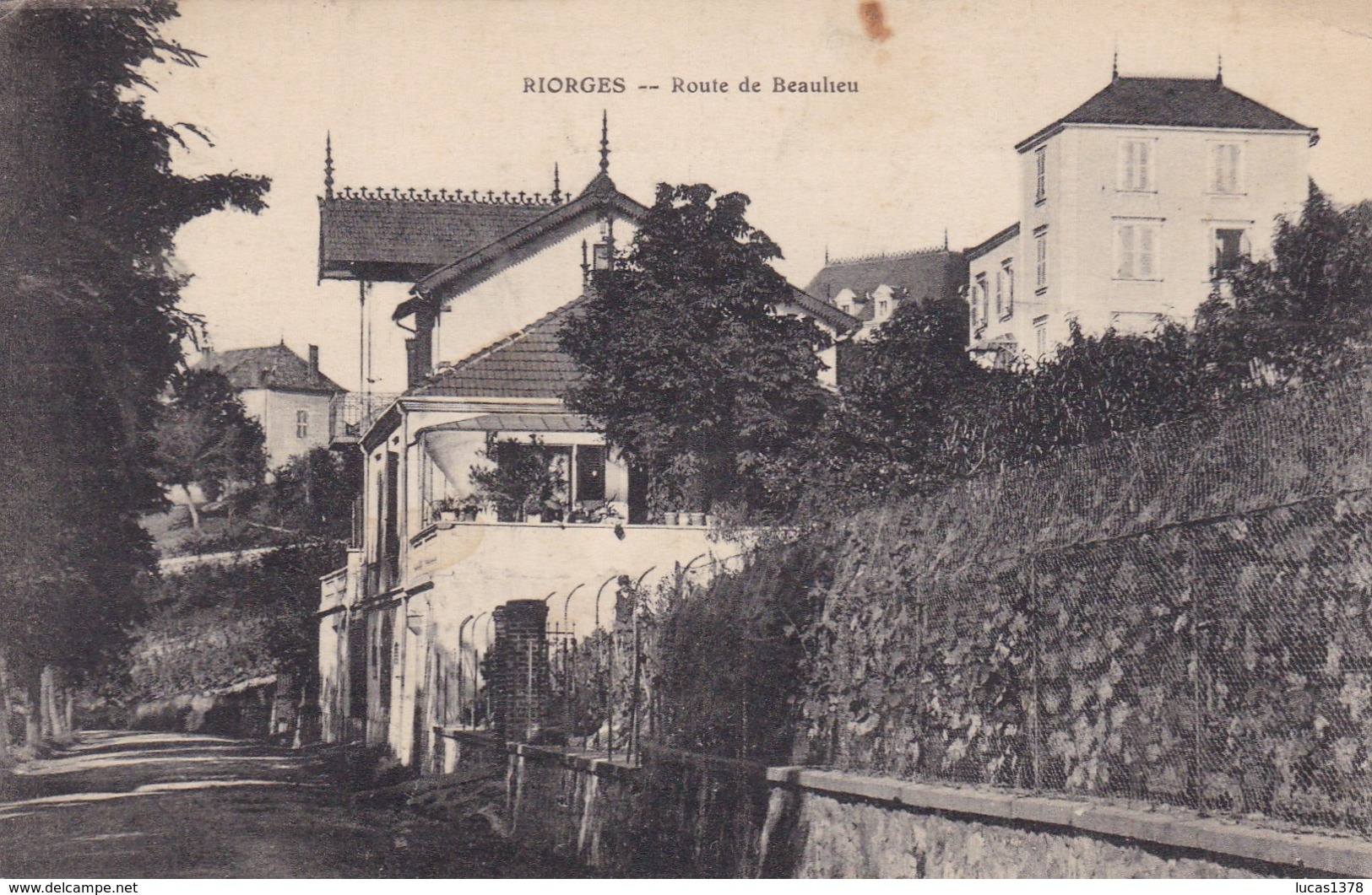 42 / RIORGES / ROUTE DE BEAULIEU / RARE - Riorges