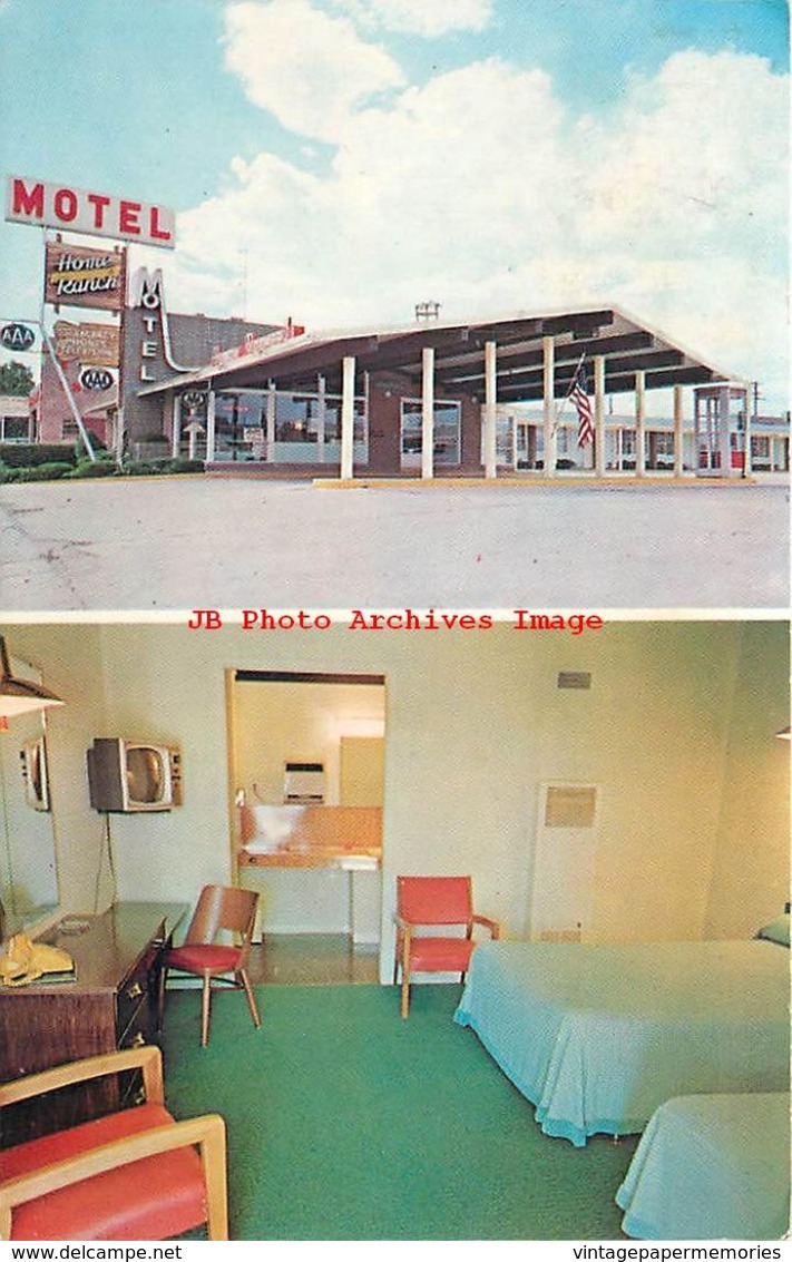 278941-Wyoming, Cheyenne, Home Ranch Motel, Exterior & Room Interior, Bill Nation By Dexter Press No 16286-C - Cheyenne