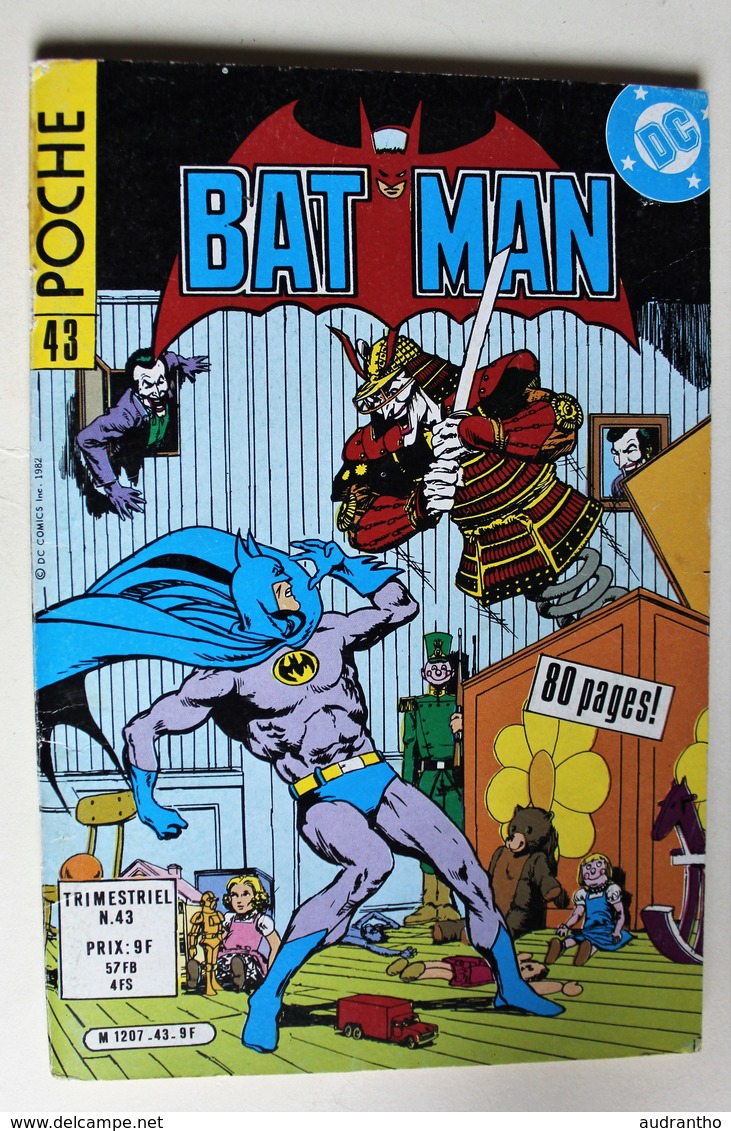 Livre 1982 BD Poche BATMAN N°43 DC Comics - Batman