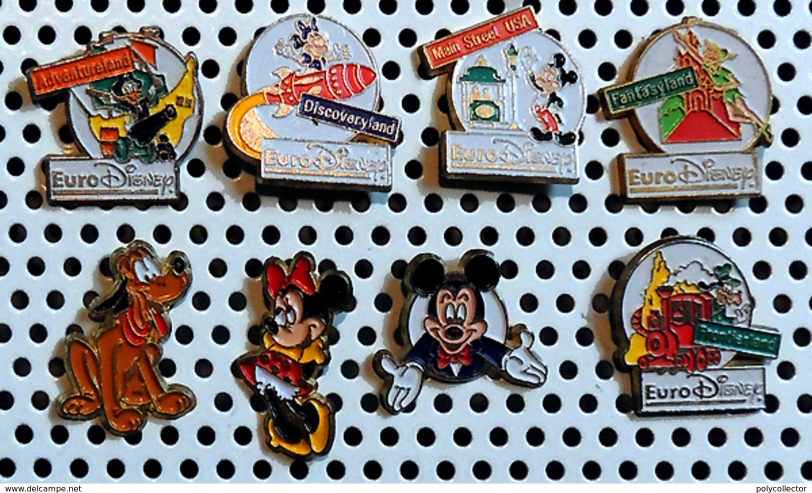 Lot Des 8 Pin's ESSO DISNEY - Disney