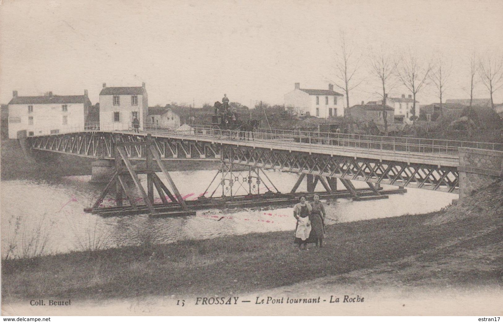 44 FROSSAY LE PONT TOURNANT LA ROCHE - Frossay