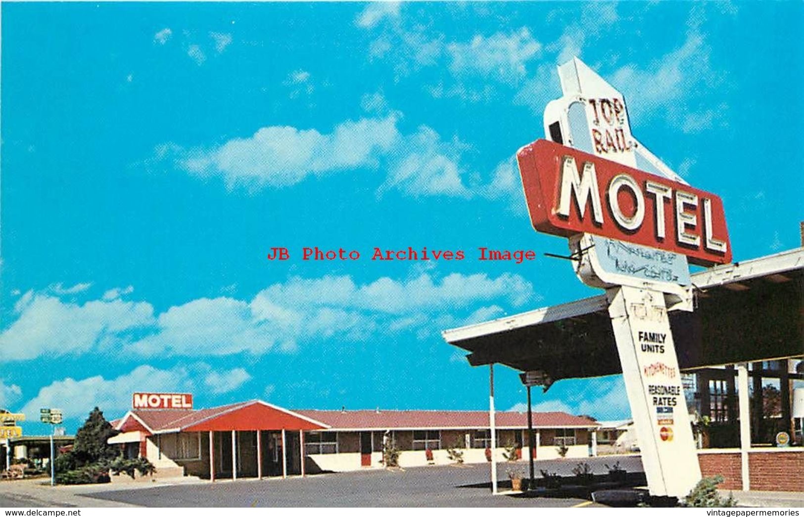 278949-Wyoming, Cheyenne, Top Rail Motel, Bill Nation By Dexter Press No 99561-C - Cheyenne