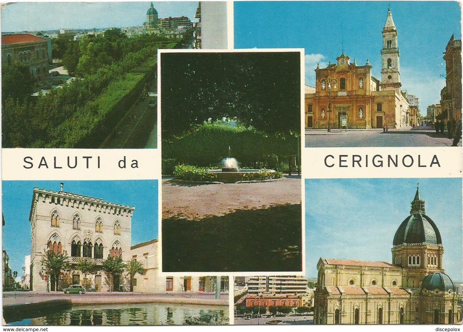 X1263 Saluti Da Cerignola (Foggia) - Panorama Vedute Multipla / Viaggiata 1974 - Cerignola