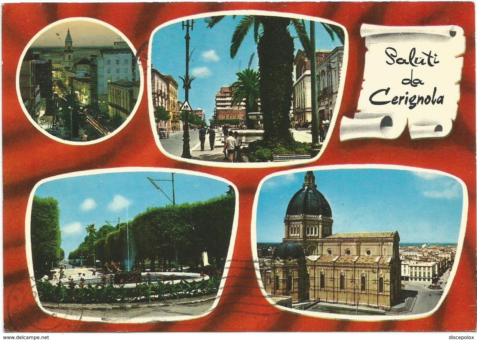 X1264 Saluti Da Cerignola (Foggia) - Panorama Vedute Multipla / Viaggiata 1970 - Cerignola