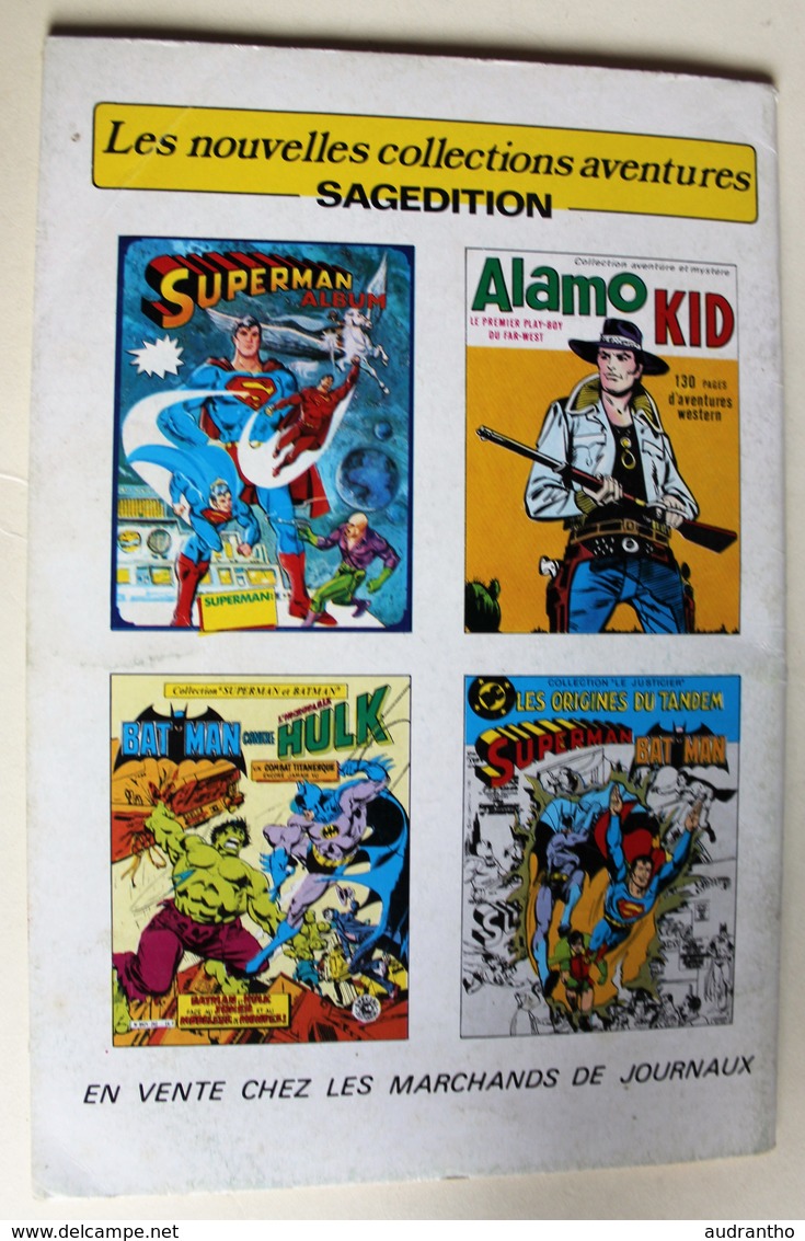 Livre 1982 BD Poche SUPERMAN Avec Superboy N°60 DC Comics La Menace Sonore - Superman