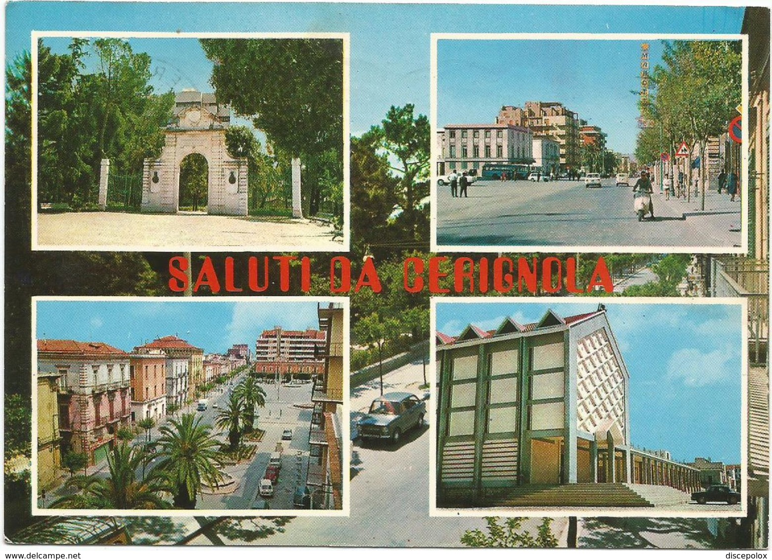 X1266 Saluti Da Cerignola (Foggia) - Panorama Vedute Multipla / Viaggiata 1974 - Cerignola