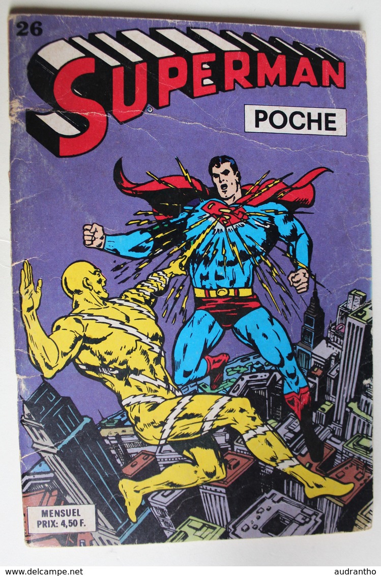 Livre 1979 BD Poche SUPERMAN Sagédition N°26 DC Comics Le Retour De Luthor - Superman