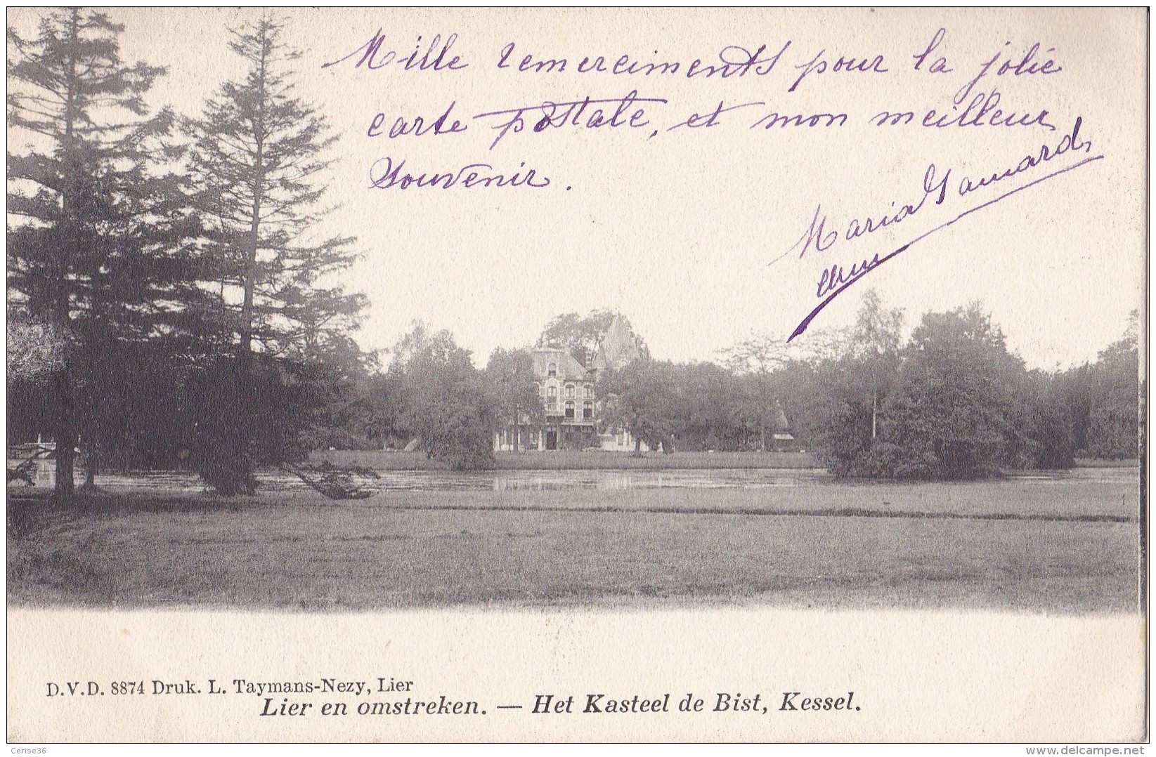 Lier En Omstreken Het Kasteel De Bist Kessel Circulée En 1904 - Lier