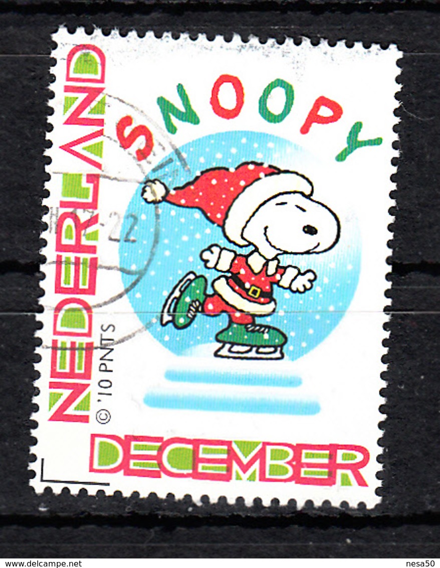 Nederland 2010 Nvph Nr 2777 Mi Nr 2815 Decemberzegel Snoopy - Used Stamps