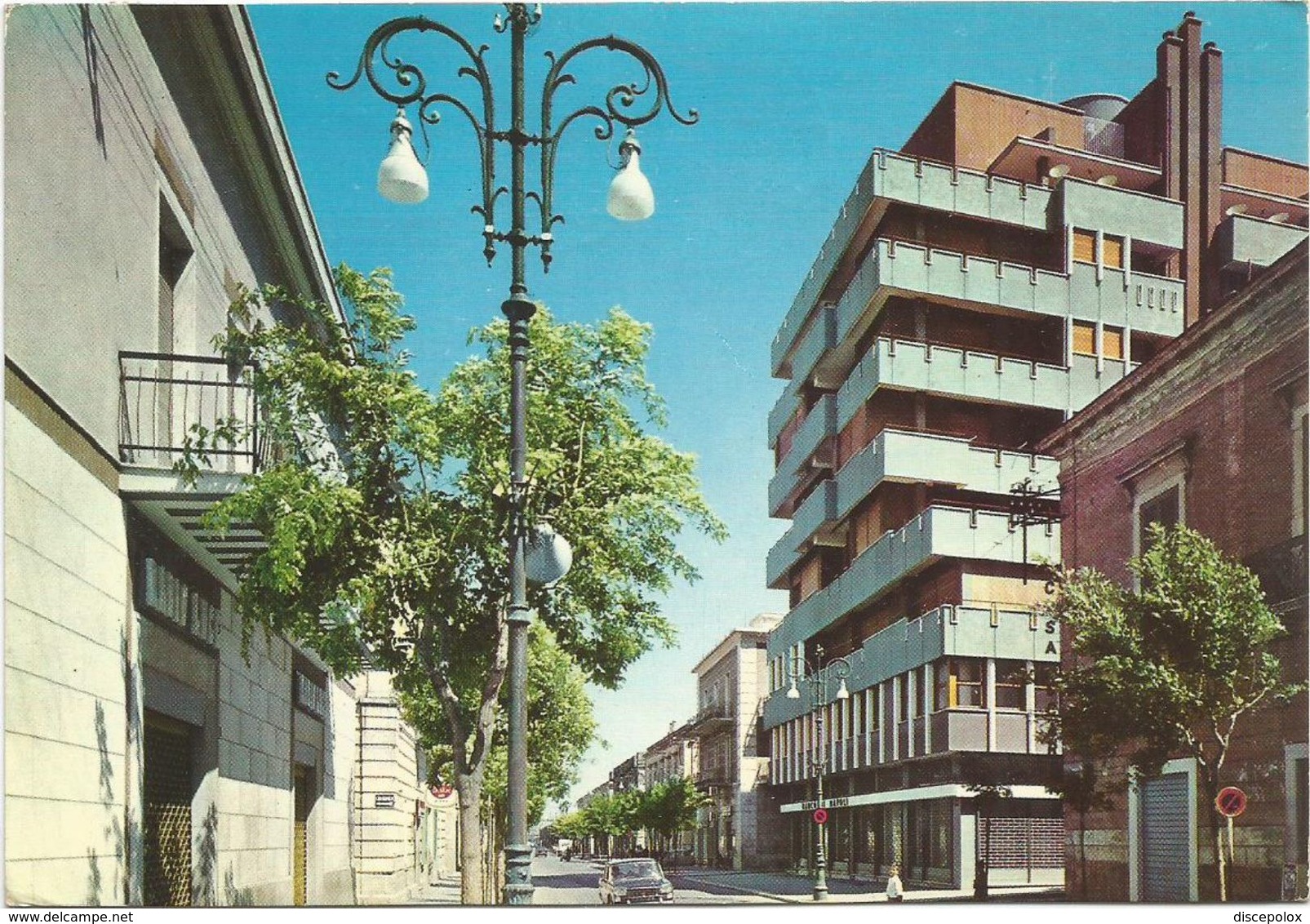 X1279 Cerignola (Foggia) - Via Roma - Palazzo Tozzi - Auto Cars Voitures / Viaggiata 1974 - Cerignola