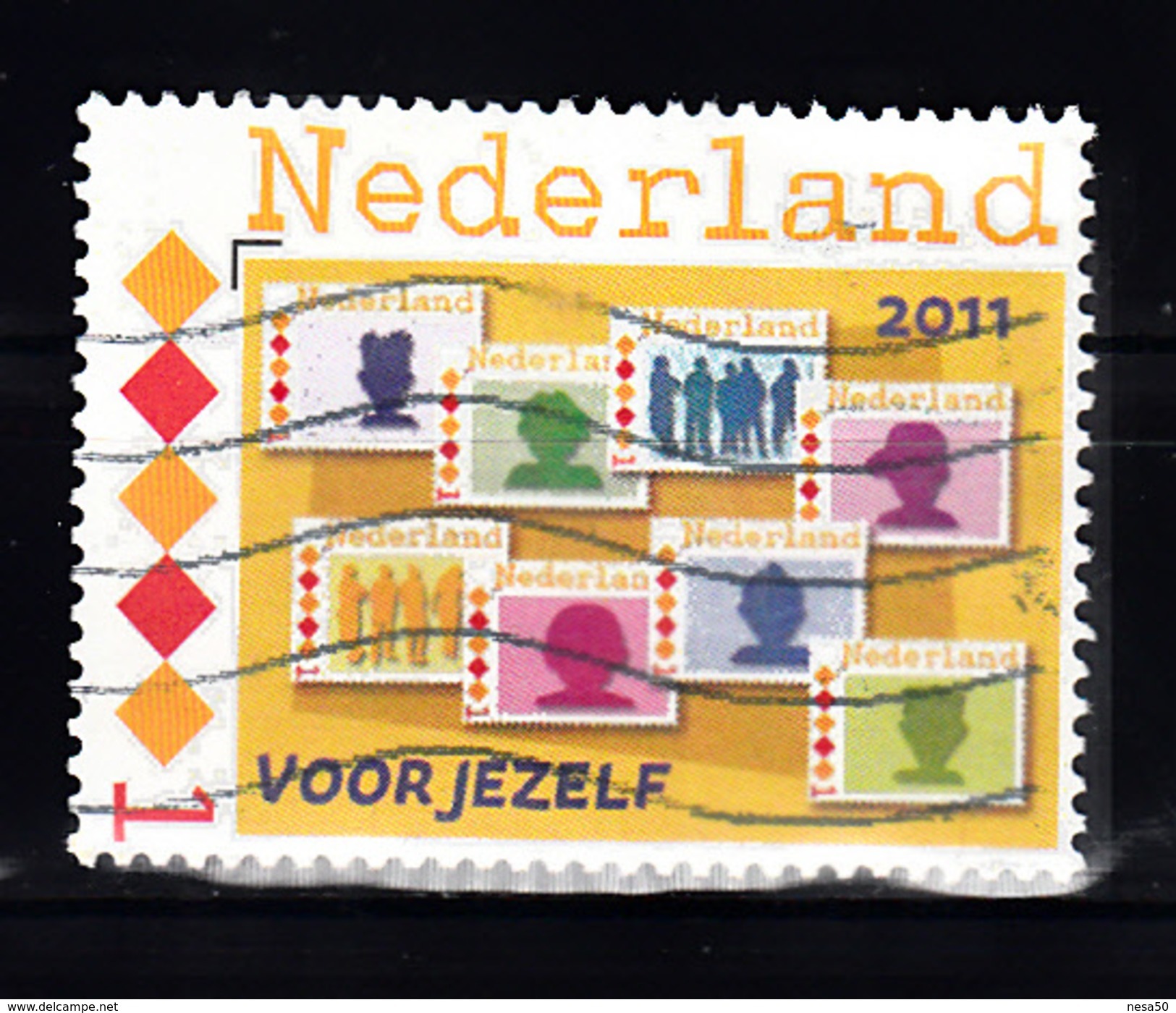 Nederland 2011 Nvph PQ6, 2768, Variant: 8 Voor Jezelf, Persoonlijke Zegel - Usati