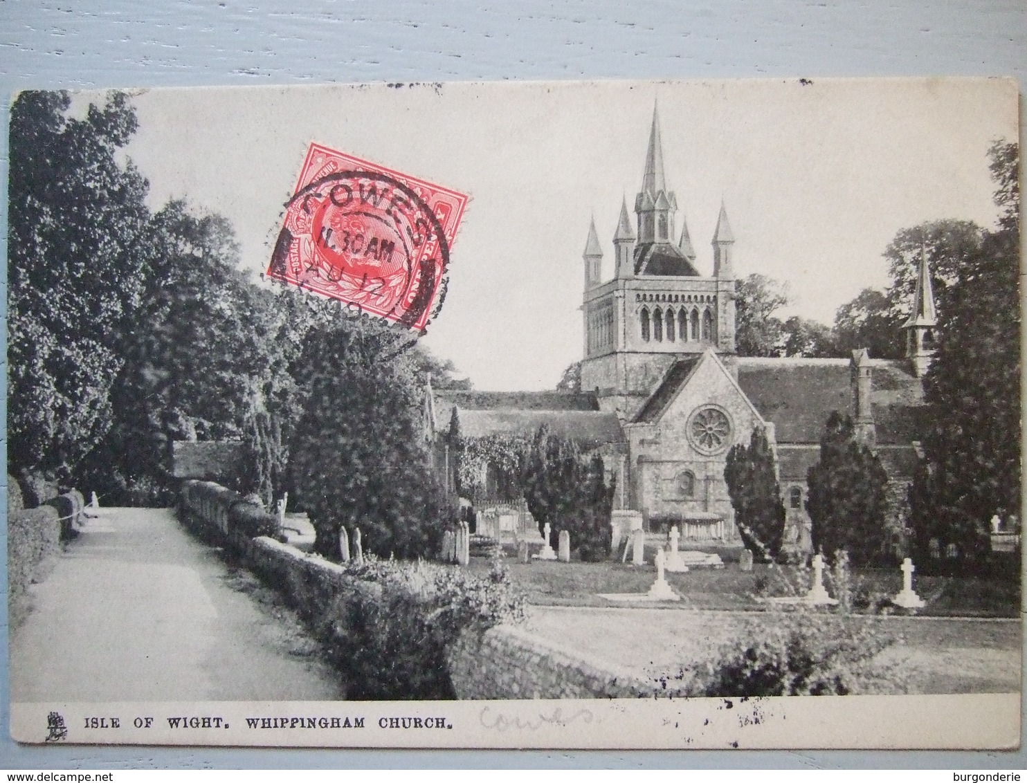 ILE DE WIGHT / BLACKGANG CHINE / WHIPPINGHAM CHURCH / LOT DE 2 JOLIES CARTES - Other & Unclassified