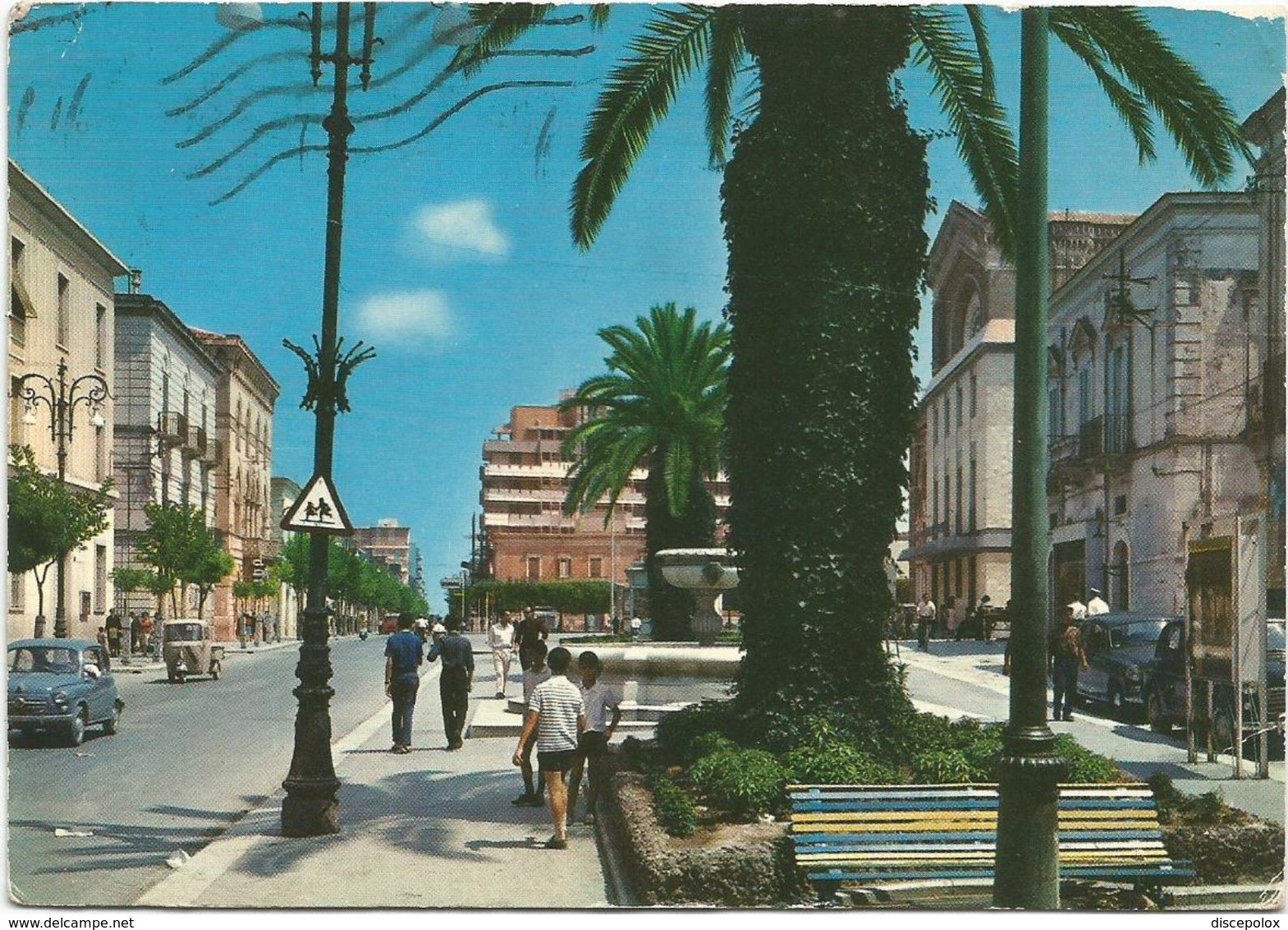 X1289 Cerignola (Foggia) - Corso Garibaldi - Auto Cars Voitures / Viaggiata 1970 - Cerignola